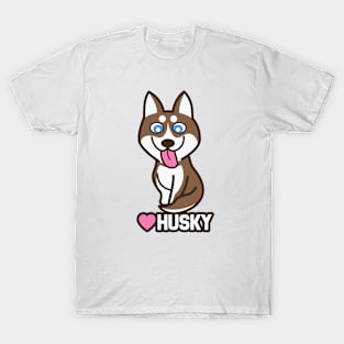 Love Husky T-Shirt